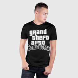 Мужская футболка 3D Slim GTA San Andreas - фото 2
