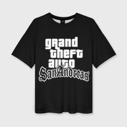 Женская футболка oversize 3D GTA San Andreas