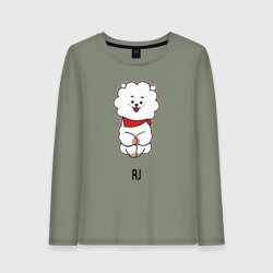 Женский лонгслив хлопок BTS BT21 RJ