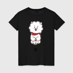 Женская футболка хлопок BTS BT21 RJ