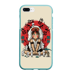 Чехол для iPhone 7Plus/8 Plus матовый Princess Mononoke