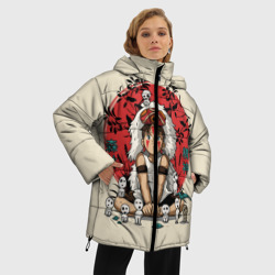 Женская зимняя куртка Oversize Princess Mononoke - фото 2