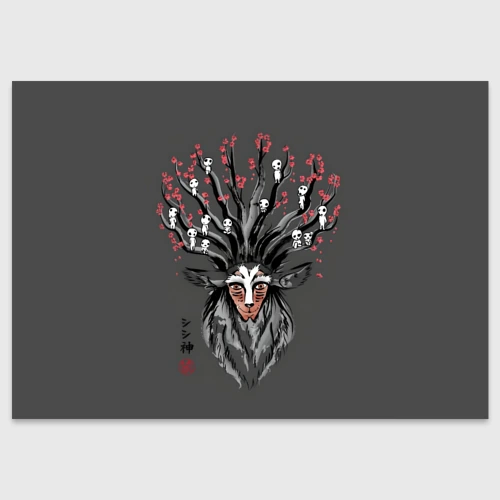 Поздравительная открытка Princess Mononoke