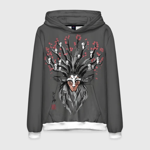 Мужская толстовка 3D Princess Mononoke