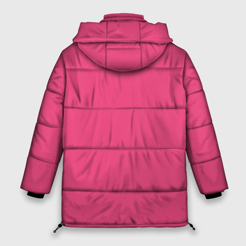 Женская зимняя куртка Oversize Принцесса Мононоке, цвет красный - фото 2