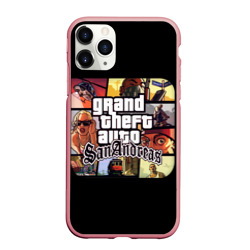 Чехол для iPhone 11 Pro Max матовый GTA SA