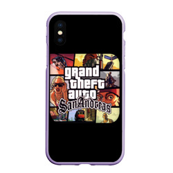 Чехол для iPhone XS Max матовый GTA SA