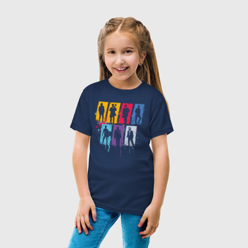 Детская футболка хлопок Киану Ривз, цвет темно-синий - фото 5