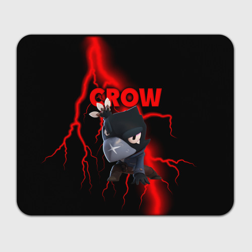 Прямоугольный коврик для мышки Brawl Stars crow