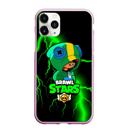 Чехол для iPhone 11 Pro матовый Brawl Stars Leon