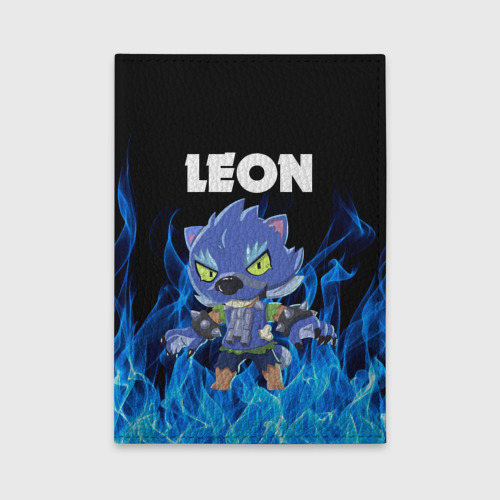 Обложка для автодокументов BRAWL STARS ОБОРОТЕНЬ LEON.