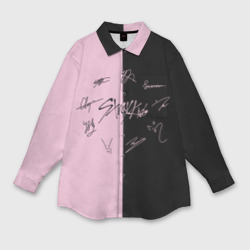 Мужская рубашка oversize 3D Stray kids