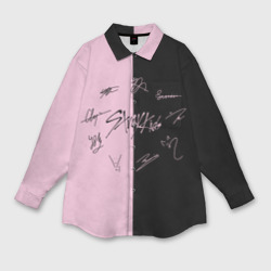 Женская рубашка oversize 3D Stray kids