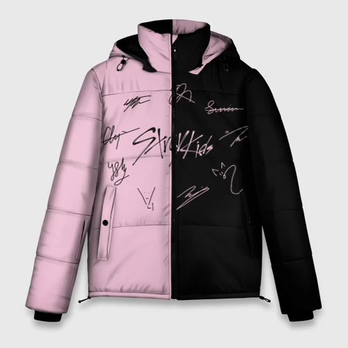 Мужская зимняя куртка 3D Stray kids