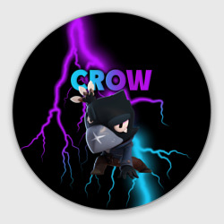 Круглый коврик для мышки Brawl Stars crow