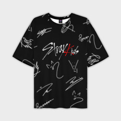 Мужская футболка oversize 3D Stray kids