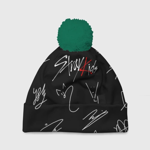 Шапка 3D c помпоном Stray kids
