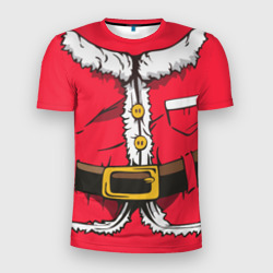 Мужская футболка 3D Slim Санта Клаус наряд