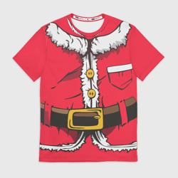 Мужская футболка 3D Санта Клаус наряд для косплея