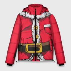 Мужская зимняя куртка 3D Санта Клаус наряд
