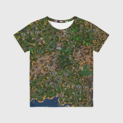 Детская футболка 3D Карта в Heroes 3