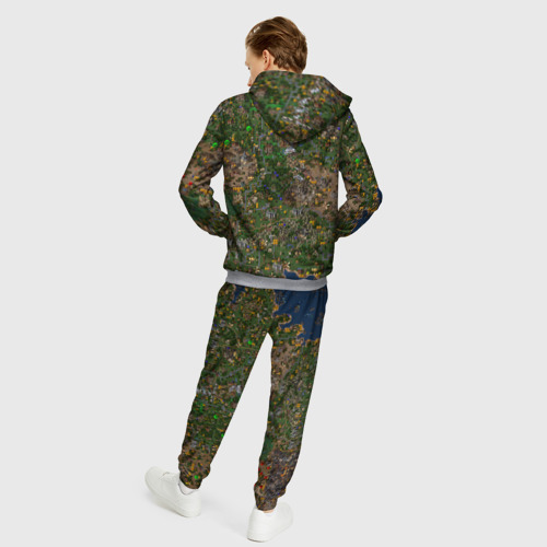 Мужской костюм с толстовкой 3D Карта в Heroes 3, цвет меланж - фото 4