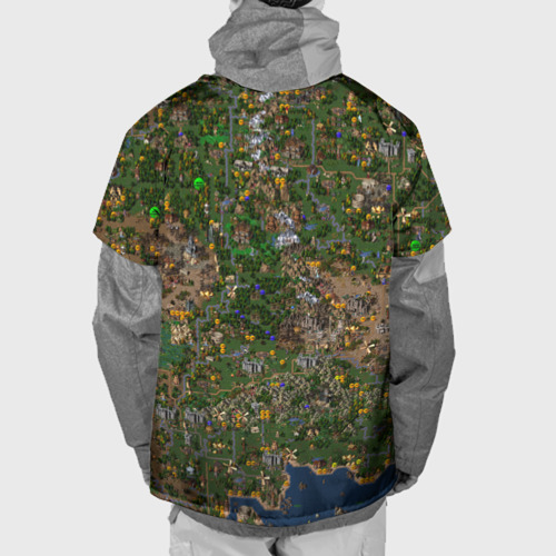 Накидка на куртку 3D Карта в Heroes 3, цвет 3D печать - фото 2