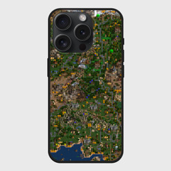 Чехол силиконовый для Apple iPhone 15 Pro матовый Карта в Heroes 3