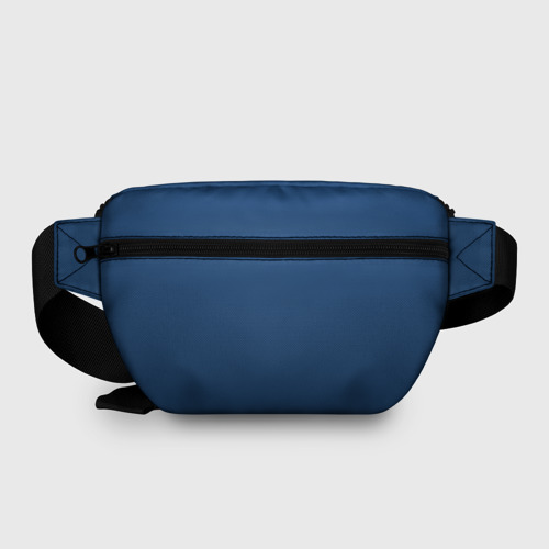 Поясная сумка 3D с принтом 19-4052 Classic Blue, вид сзади #1