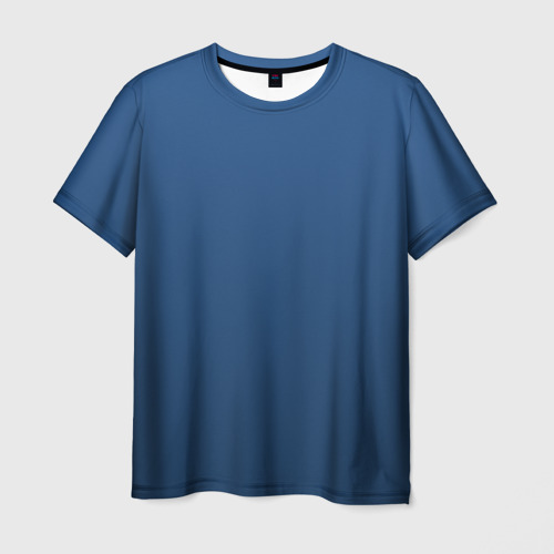 Мужская футболка 3D 19-4052 Classic Blue, цвет 3D печать