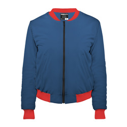 Женский бомбер 3D 19-4052 Classic Blue