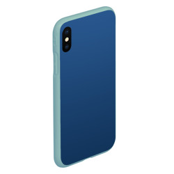 Чехол для iPhone XS Max матовый 19-4052 Classic Blue - фото 2