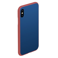 Чехол для iPhone XS Max матовый 19-4052 Classic Blue - фото 2