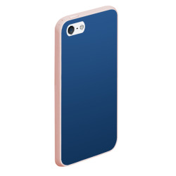 Чехол для iPhone 5/5S матовый 19-4052 Classic Blue - фото 2