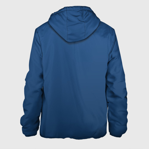 Мужская куртка 3D с принтом 19-4052 Classic Blue, вид сзади #1