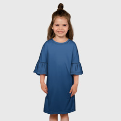 Детское платье 3D 19-4052 Classic Blue - фото 2