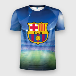 Мужская футболка 3D Slim FC Barcelona