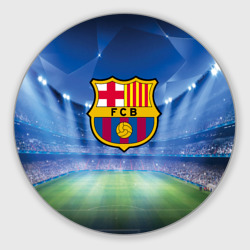 Круглый коврик для мышки FC Barcelona