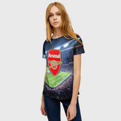 Женская футболка 3D FC Arsenal - фото 2