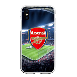 Чехол для iPhone XS Max матовый FC Arsenal