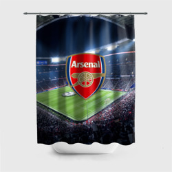 Штора 3D для ванной FC Arsenal