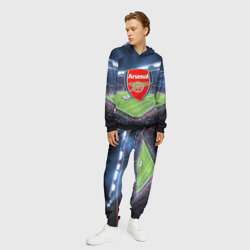 Мужской костюм с толстовкой 3D FC Arsenal - фото 2