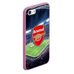 Чехол для iPhone 5/5S матовый FC Arsenal - фото 2