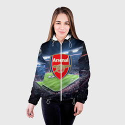 Женская куртка 3D FC Arsenal - фото 2