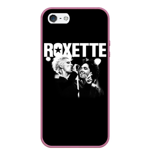 Чехол для iPhone 5/5S матовый Roxette, цвет розовый