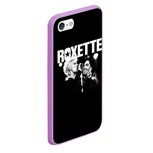 Чехол для iPhone 5/5S матовый Roxette, цвет сиреневый - фото 3