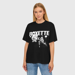 Женская футболка oversize 3D Roxette - фото 2