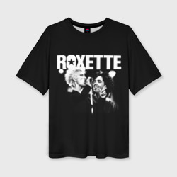 Женская футболка oversize 3D Roxette