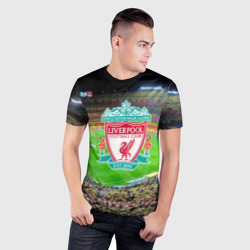 Мужская футболка 3D Slim FC Liverpool - фото 2