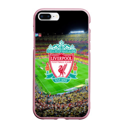 Чехол для iPhone 7Plus/8 Plus матовый FC Liverpool